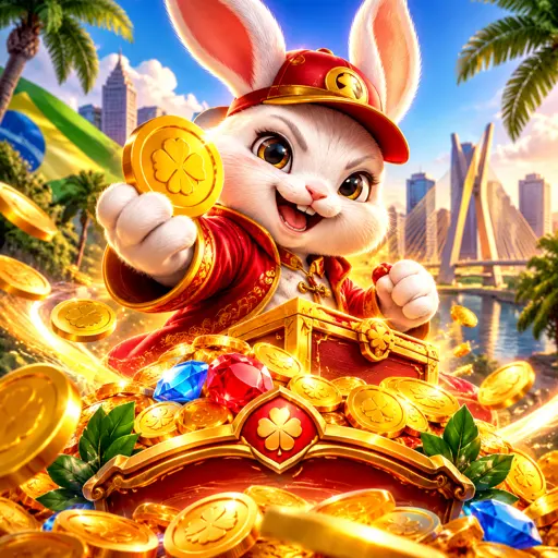 Coelho dourado do Fortune Rabbit