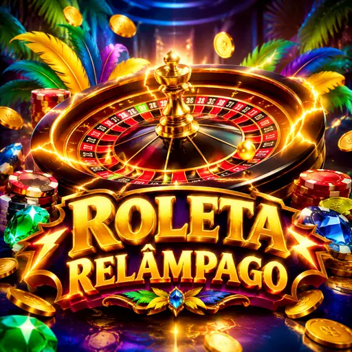 Tela da Lightning Roulette com raios e multiplicadores sorteados